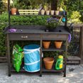 thumbnail image 3 of Bloom Natural Fir Potting Indoor/ Outdoor Work Bench/ Station w/ Sink & Storage, 3 of 5