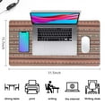 thumbnail image 5 of Long Mouse Pads for Desk,Boho Red Striped Ethnic Pattern Desk Mats on Top Of Desks, Desk Mouse Pad Extra Large with 3mm Non-Slip Base and Stitched Edge for Gaming,Office,Work,Home 31.5"x15.7", 5 of 6