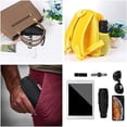 thumbnail image 5 of Paraguas negro, ultraligero, con costillas de acero inoxidable, compacto, plegable, 5 of 5