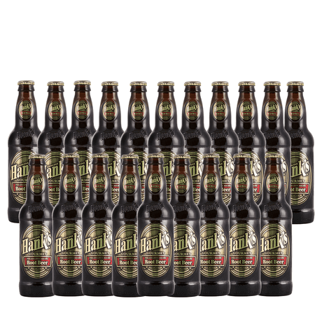 Hank's Genuine Gourmet Root Beer, 12 fl oz Bottles – Premium Craft Soda with Rich, Creamy Flavor – Authentic Philadelphia Recipe, Pack of 20