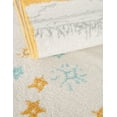 thumbnail image 6 of Unique Loom Whimsy Kids Collection Area Rug - Grizzly (5' 3" x 8' Rectangle Ivory and Gray/Yellow), 6 of 9