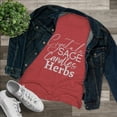 thumbnail image 4 of Crystals Sage Candles Herbs Women's Triblend Tee, 4 of 5