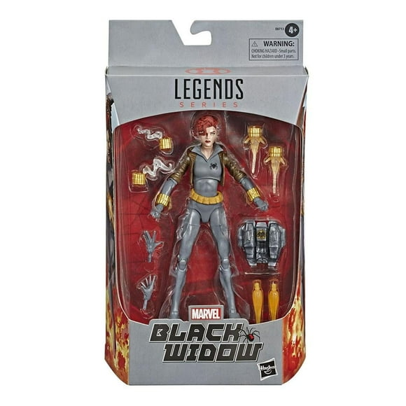 Figura Black Widow Marvel Traje Gris 6 Pulgadas