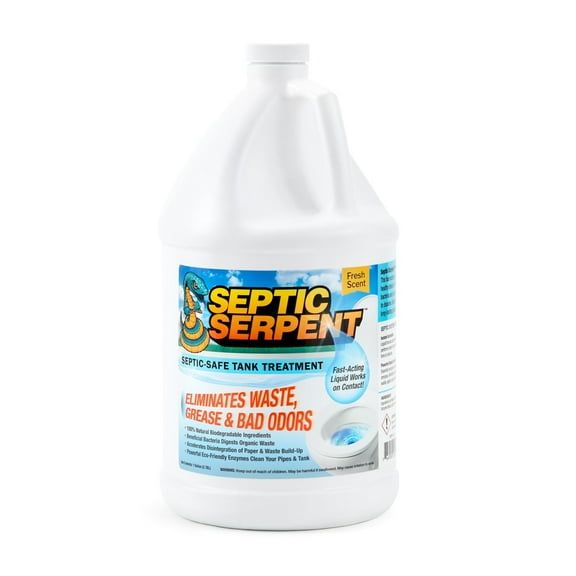 Septic Serpent Septic Tank Cleaner 128 Oz (1 Gallon)