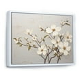 thumbnail image 2 of Designart "Scenic White Dogwood Blossom VII" Dogwood Floater Framed Wall Art Prints, 2 of 5