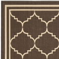 thumbnail image 2 of Safavieh Courtyard Chocolate Indoor Outdoor Rug - 9' x 12', 2 of 4