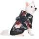thumbnail image 2 of Fotbe Watercolor Floral Sudadera con Estampado para Perros Pequeños – Suéter con Capucha para Mascotas, Tela Suave de Forro Polar con Bolsillo-X-Large, 2 of 7