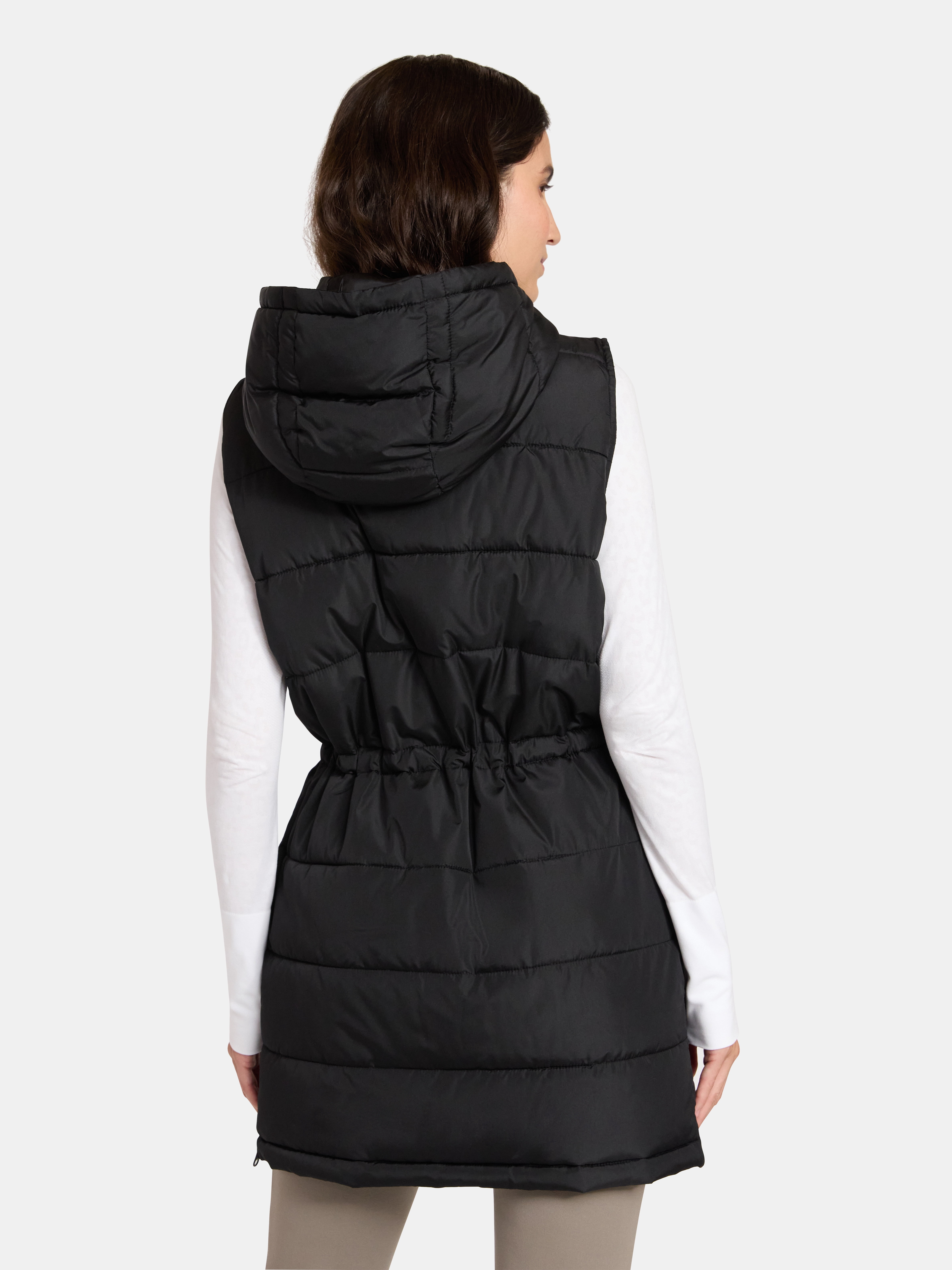 Ozark Trail Women's and Women's Plus Hooded Tunic Vest, Size XS-3X