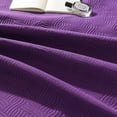 thumbnail image 6 of 3 PCS Solid Color Ultrasonic Lightweight Quilt Bedspread Set, Breathable Bed Cover, Modern All Season Bedding, 6 of 7