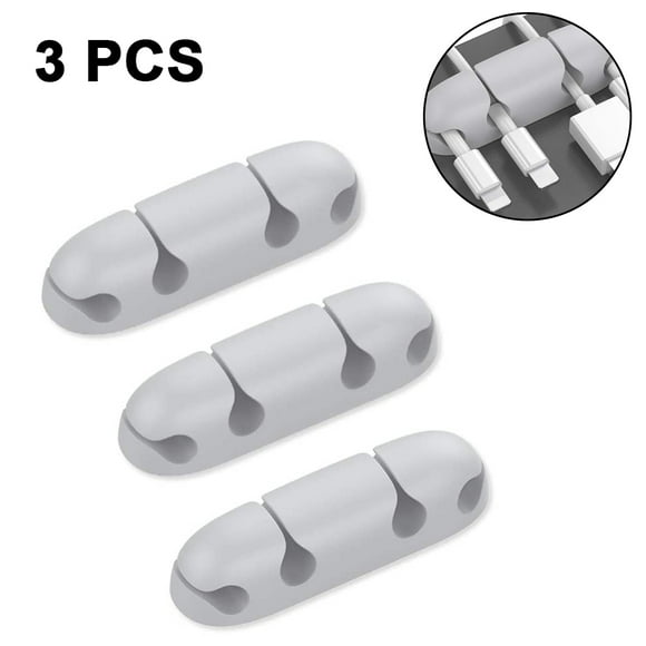 Cable Clips Cord Cable Organizer for Desk Accessories Wire Holder Organizer Strong Adhesive for Home Office Car