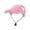 Pink, variant on Dog Baseball Cap Pet Hats with Ear Holes for Small Medium and Large Dogs,Pet sunscreen cap,Comfortable Pet Sun Hat with Adjustable Strap,Green,L