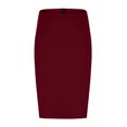thumbnail image 6 of hotojiny Women's Pencil Skirt Casual Fashion High Waist Bodycon Midi Skirt Slim Solid Business Skirt Work Office Wear, 6 of 6