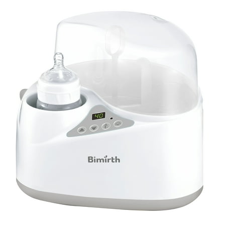 Baby Bottle Warmer, Bottle Steam Sterilizer Multipurpose Baby Bottle Warmer with LCD-Display and Accurate Temperature