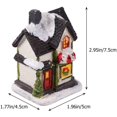 thumbnail image 4 of Maison de Village de Noël avec Lumière LED Résine Lumineuse Bâtiments, 4 of 4
