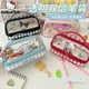 thumbnail image 2 of Sanrio-Bolsa de lápices de Hello Kitty para estudiantes, estuche de papelería portátil de doble capa transparente de gran capacidad, y la Oficina para la escuela, nuevo Fivean unisex, 2 of 2