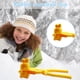 thumbnail image 5 of Clip para hacer bolas de nieve con forma de conejito, juguetes de plástico para luchar contra la nieve, juego de invierno (amarillo), 5 of 6