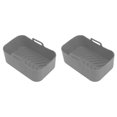 thumbnail image 4 of Cesta Y Alfombrilla Para Horno De Aire, Accesorios Para Horno De Aire Fáciles De Limpiar, 2 Juegos Antiadherentes Para Cocina ANGGREK Otros, 4 of 7