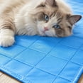 thumbnail image 5 of Pressure Activated Self Cooling Pet Mat for Dogs Cats Leakproof Cool Pad Scratch Bite Resistant Summer Cool Bed Cushion Indoor Sofa Crate Car Covered Outdoor Use,11.81*15.74inch, 5 of 9
