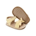 thumbnail image 5 of Seyurigaoka Summer Newborn Anti-slip Sandals, Baby Girls Soft Sole Dot Print Bow First Walking Shoes, 5 of 8