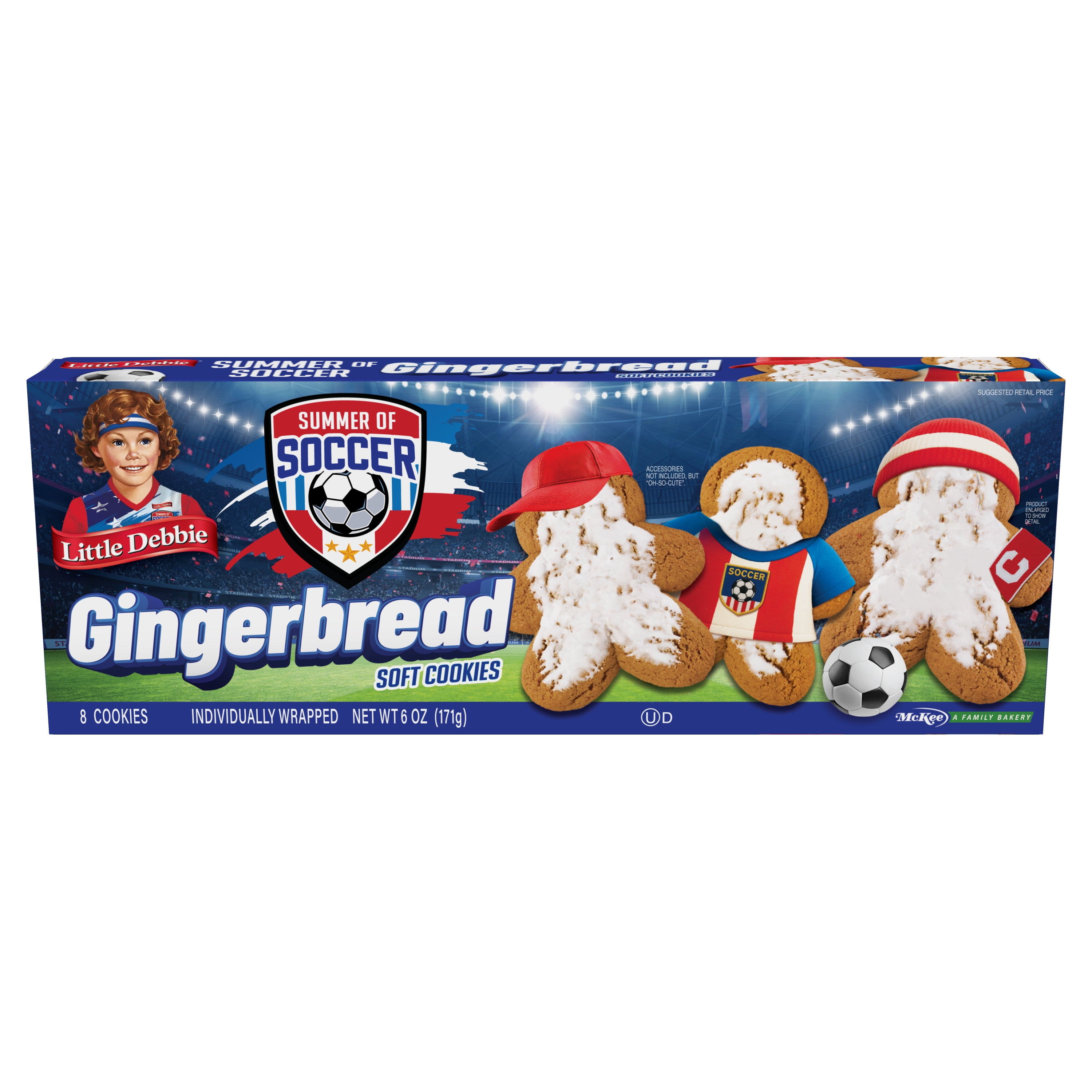 Snack Cakes, Little Debbie Family Pack Gingerbread Cookies