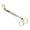 Gold, variant on Rupoun Premium Black Stainless Steel Candle Wick Trimmer Scissors Tool, Rust-Resistant Candle Heart Clip Snuffer Cutter for Home Decor & Aromatherapy, Perfect Candle Lover Accessory, 6.9 Inches