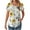 E-Multicolor, variant on ZQUUVOU Women's Summer Short Sleeve Shirt Casual V-Neck Print Floral Shirt A-Pink