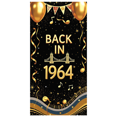 thumbnail image 1 of Vintage Themed Banner with 1964 Design, London Bridge and Music Elements, Party Decorations Backdrop, for Anniversary Parties Photo Booths Retro Themed Events, 1 of 4
