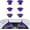 Purple, variant on eXtremeRate EDGE Sticks Swappable Thumbsticks for PS5 Controller, Custom Purple Replacement Interchangeable Analog Stick Joystick for PS5, for PS4 All Model Controllers Universal - WITHOUT Controller
