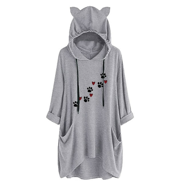 CEHVOM Sweat-Shirt Décontracté à Capuche à Manches Longues pour Femmes