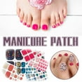 thumbnail image 3 of Penkiiy Toe Nail Stickers ,Flower Charm Full Nail Wraps Glitter Toenail Nail Polish Strips Decals Colorful Sparkly Full Toe Nail Wraps Toes Nails Stick on Nail for Women Toenails Nail Stickers, 3 of 3