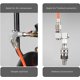 thumbnail image 2 of unids/set 360 grados Universal giratorio manguera de aire conector acoplador enchufe 1/4 ''adaptador de aire herramienta accesorios giratorios JFHHH pequeña, 2 of 3