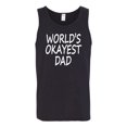 thumbnail image 2 of Wild Bobby,World's Okayest Dad Gift, Father's Day, Men Graphic Tank Top, Black, Small, 2 of 3