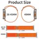 thumbnail image 3 of CNAGAIN Alpine loop Correa Para app le watch band 49mm 45mm 41mm 44mm 40mm Nylon De Reloj Pulsera Cinturón i series 3 5 SE 6 7 8 Ultra, 3 of 4