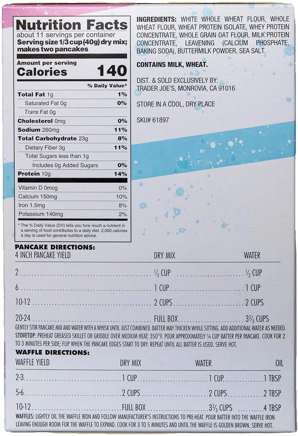 Buttermilk Protein Pancake Mix (2 Boxes)