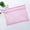 Pink, variant on SATRINO Mesh Zipper Pouch Document Bag Pocket, Plastic Zip File Document Folders, Letter Size A6 Size Zipper Document Bag Zip Document Pouch for School Office Supplies, Black