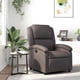thumbnail image 2 of Sillón Reclinable Casafoyer Marrón Oscuro en Cuero Real, 2 of 5