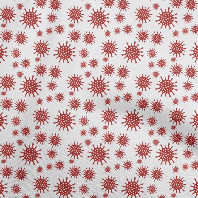 oneOone Polyester Spandex Maroon Fabric Medical Sewing Craft Projects Fabric Prints By Yard 56 Inch Wide