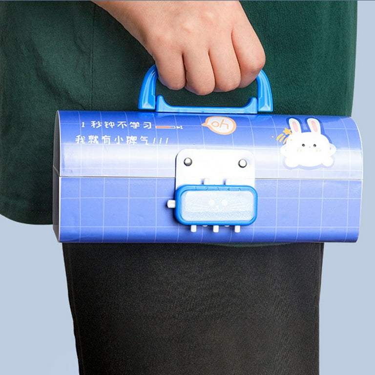Warkul Pencil Case - Large Capacity with Password Lock Storage