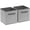 Gray Chevron, variant on Sorbus 11" Foldable Fabric Storage Cube Bin, Pastel Purple (2 pack)