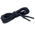 thumbnail image 2 of INSPIRE CHIC Unisex Thick Solid Color Round Shoelaces for Leather Boots Navy Blue 160 cm/63", 2 of 4