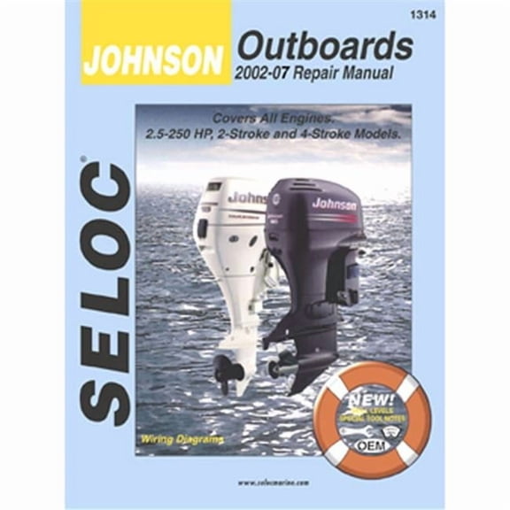 Sierra International Seloc Manual 18-01308 Johnson/Evinrude Outboards Repair