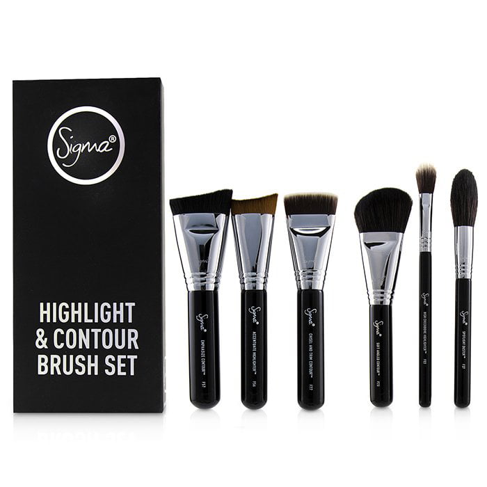 Sigma Beauty Highlight and Contour Brush Set 7pcs - Walmart.com