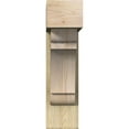 thumbnail image 2 of Ekena Millwork 8"W x 26"D x 30"H Olympic Block Rough Sawn Bracket w/ Offset Brace, Douglas Fir, 2 of 25