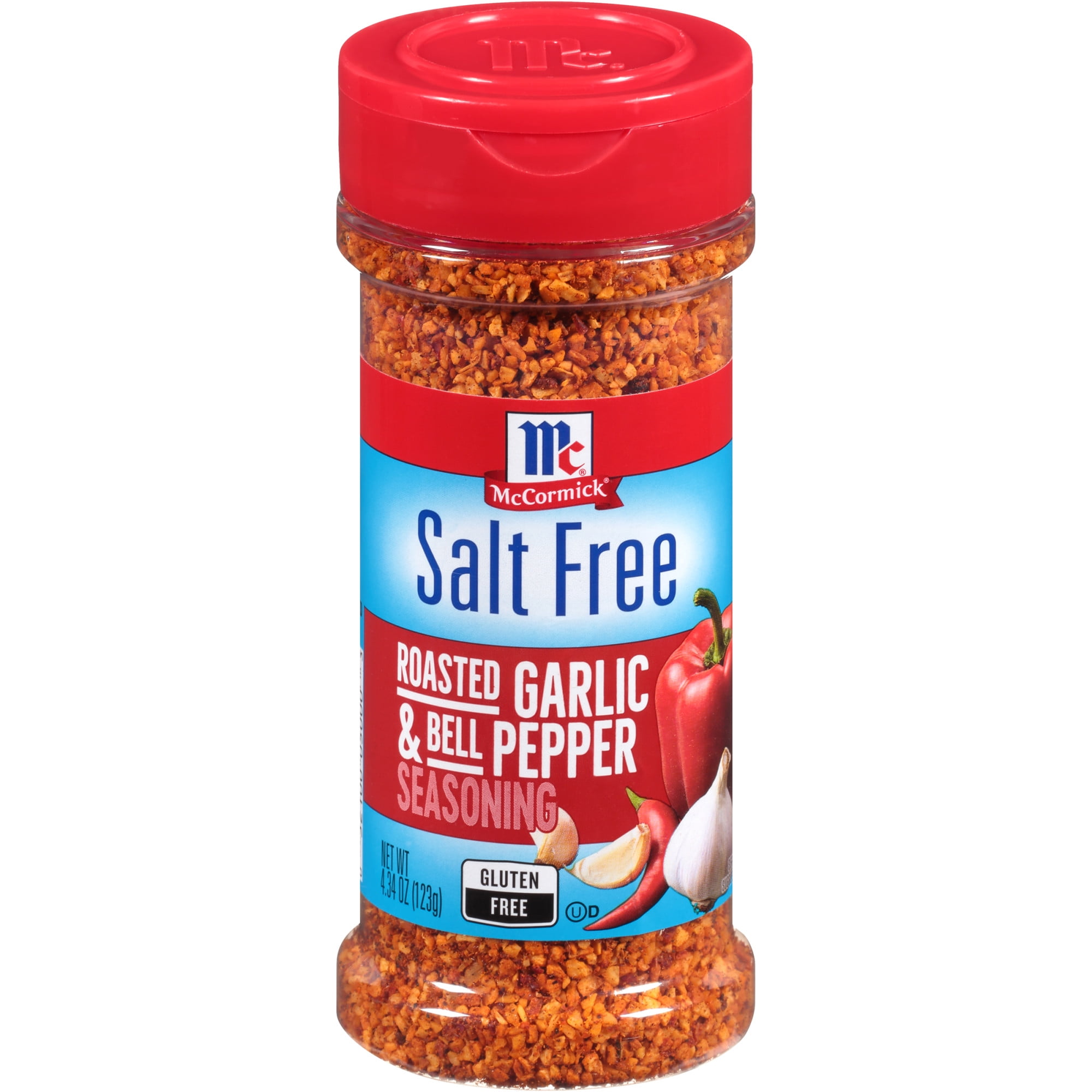 McCormick Salt Free Roasted Garlic and Bell Pepper Seasoning, 4.34 oz