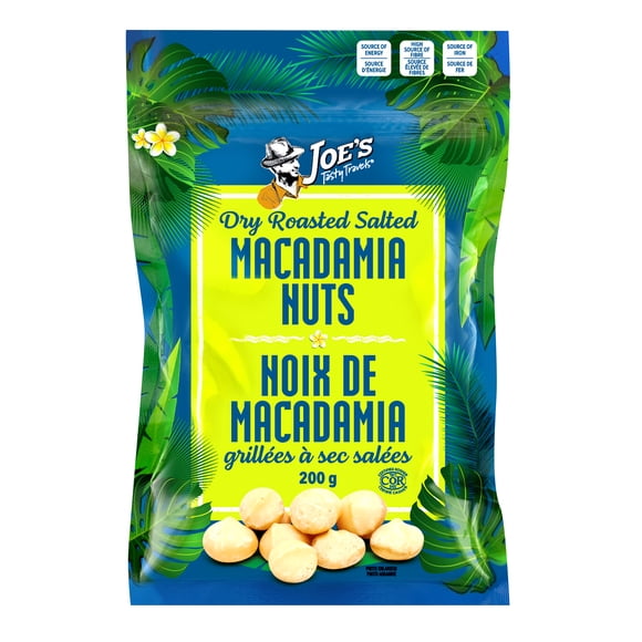 Jtt Macadamia Nuts Dry Roasted W/S 200g