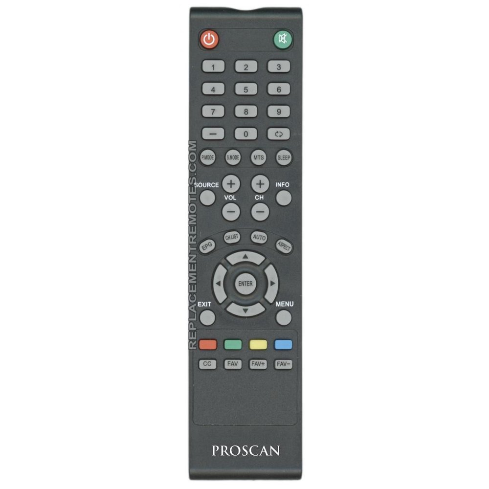 Proscan PROSCANPL1.0 (p/n PROSCANPL1.0) TV Remote Control (new