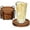 4 Pcs Round, variant on 6 Pcs Best Wooden Coasters with Holder Coffee Table Decor Acacia Wood Coaster Set Modern Cup Coaster for Drink Home Dining Table Kitchen Accessories Cute Beer Bar Decorative Rustic Outdoor Coasters