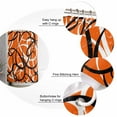 thumbnail image 5 of Shower Curtain, Abstraction Distortion Lines Art Waterproof Shower Curtain Set with Hooks for Bathroom Showers,Stalls and Bathtubs,72x84In Black Orange White, 5 of 9