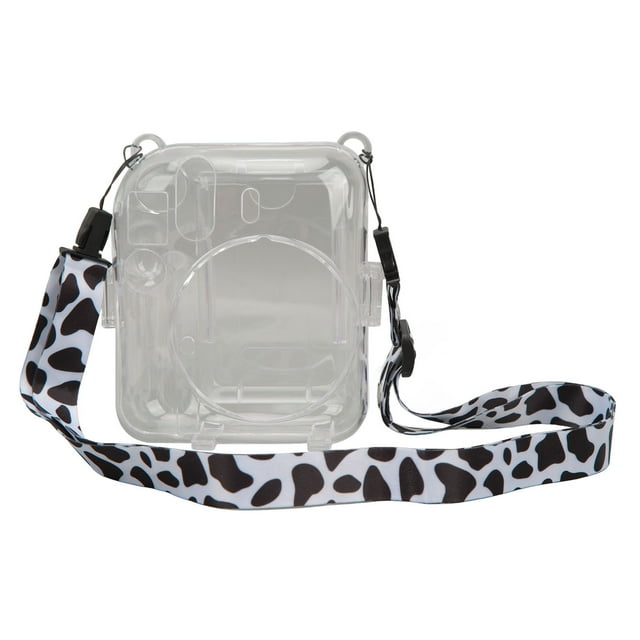 Camera Case Kit , Shoulder Strap Sticker Protective Clear Durable For Mini 12 Blue Hard