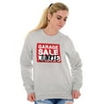 thumbnail image 4 of Garage Yard Sale Thrift Junkies Sweatshirt for Men or Women Brisco Brands M, 4 of 6